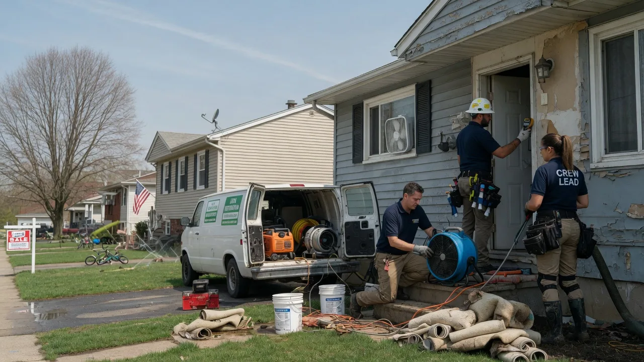 Flood Cleanup in Minersville, UT near me
